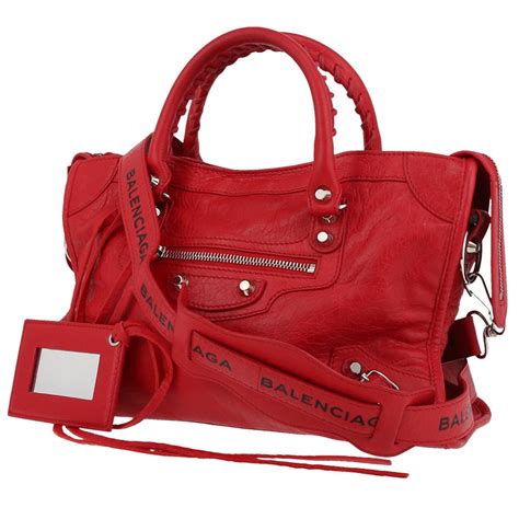 red balenciaga bag replica